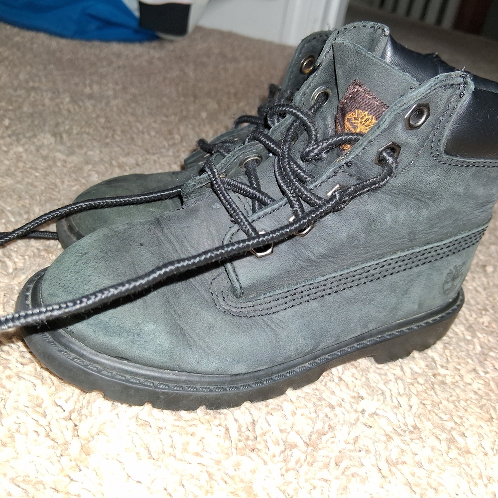 Timberland Kids Dark Gray Boots